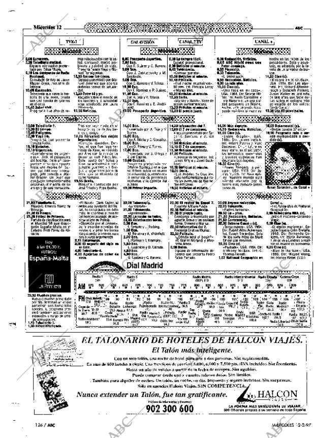 ABC MADRID 12-02-1997 página 126