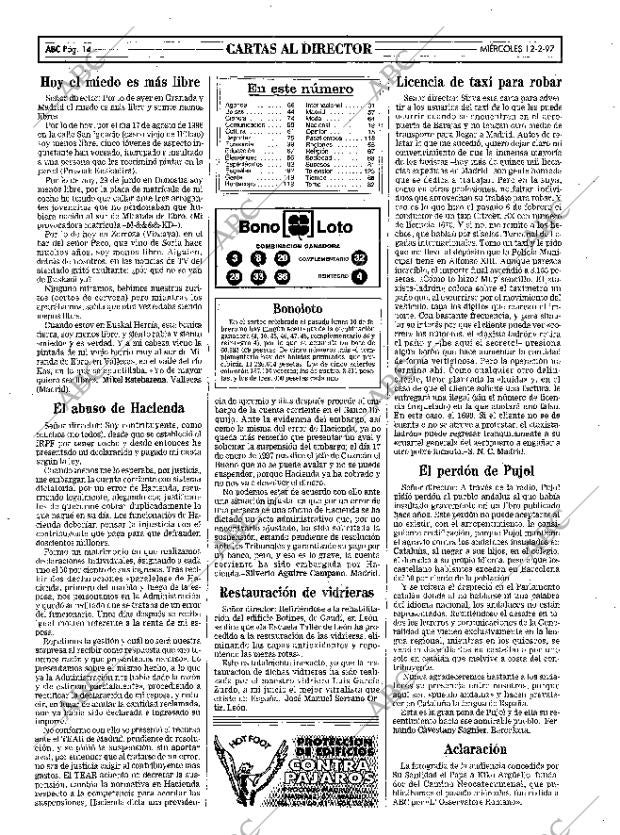ABC MADRID 12-02-1997 página 14