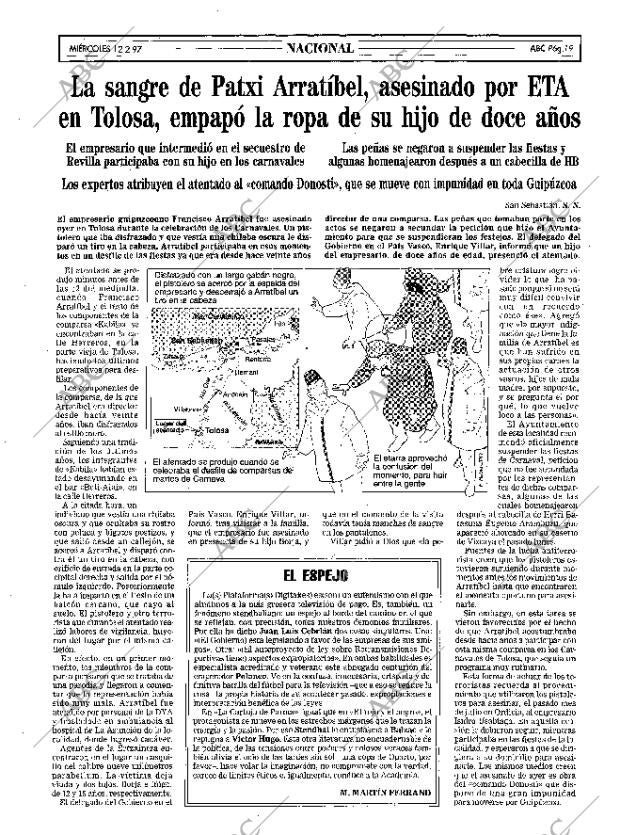 ABC MADRID 12-02-1997 página 19