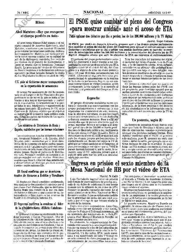 ABC MADRID 12-02-1997 página 26