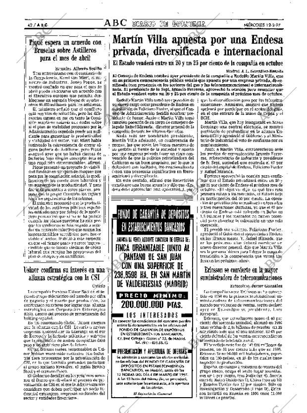 ABC MADRID 12-02-1997 página 42
