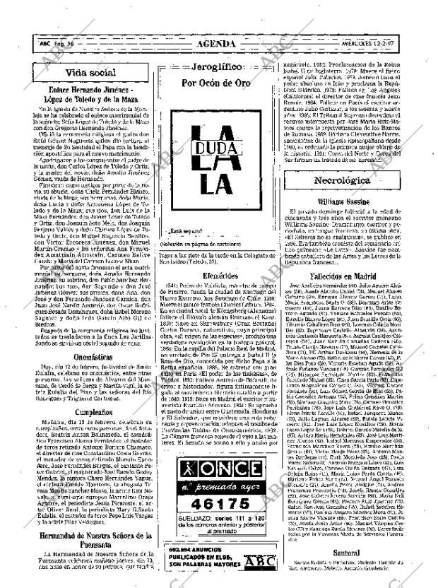 ABC MADRID 12-02-1997 página 56
