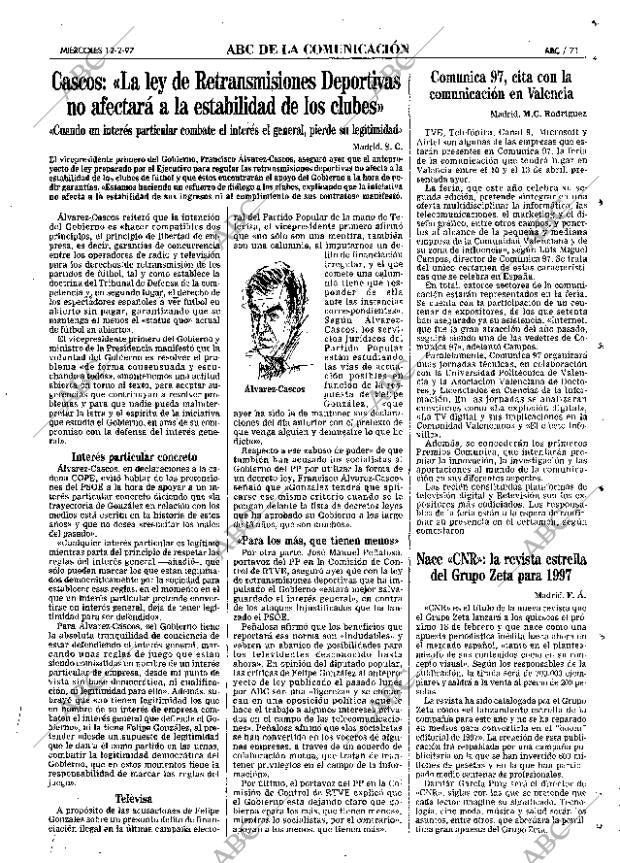 ABC MADRID 12-02-1997 página 71
