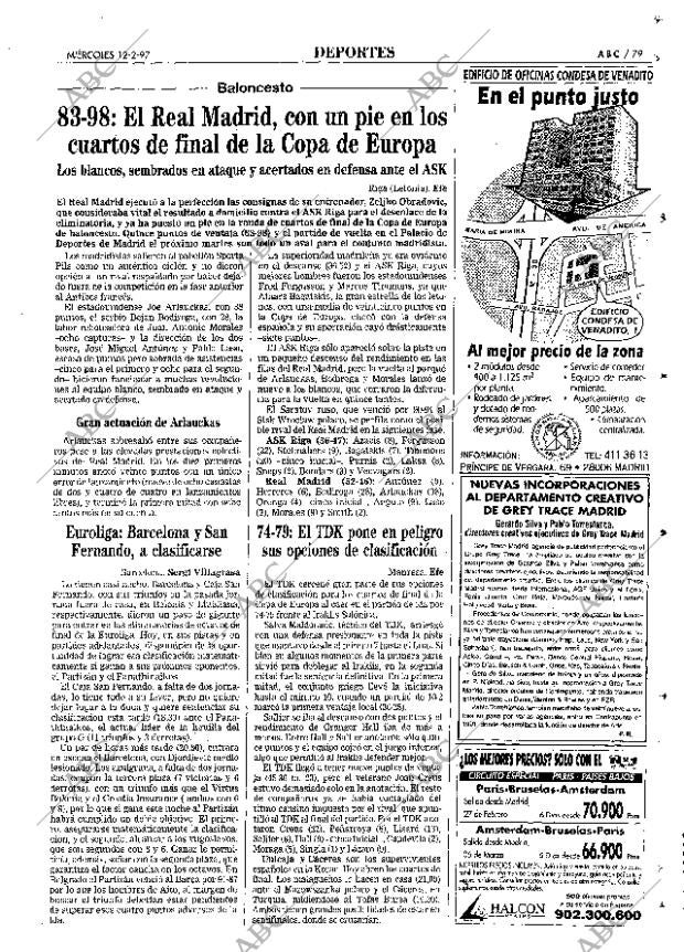 ABC MADRID 12-02-1997 página 79