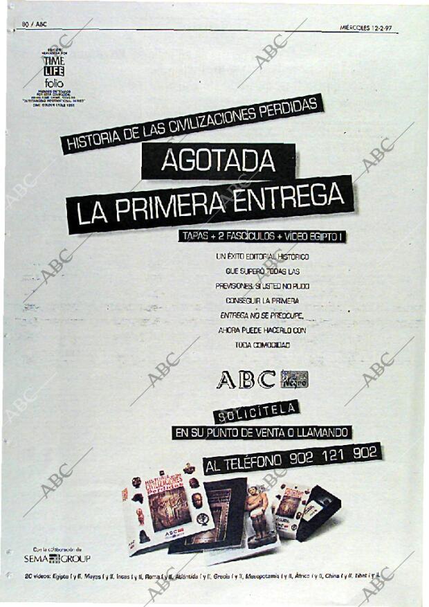 ABC MADRID 12-02-1997 página 80