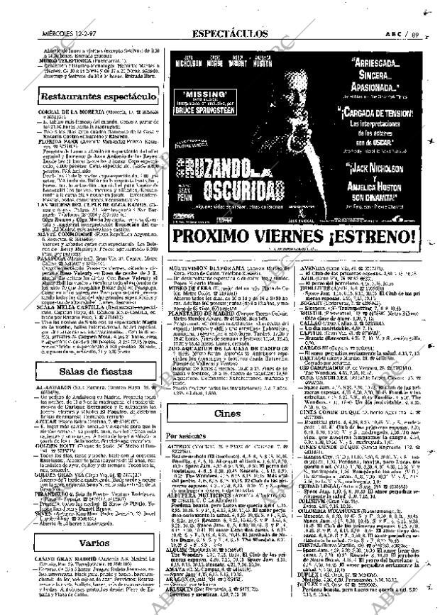 ABC MADRID 12-02-1997 página 89