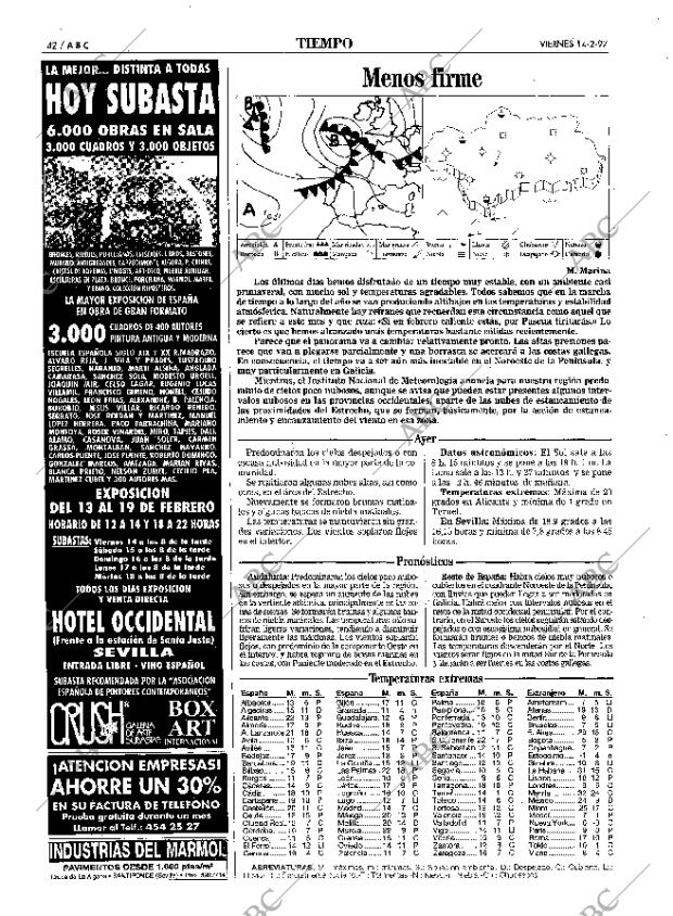ABC SEVILLA 14-02-1997 página 42