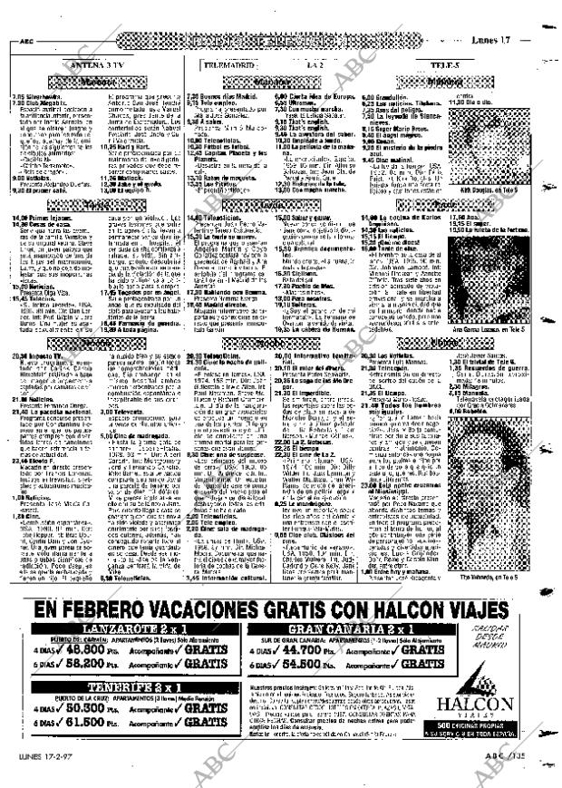 ABC MADRID 17-02-1997 página 135