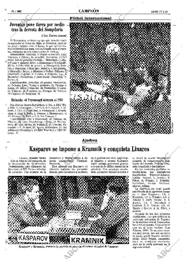 ABC MADRID 17-02-1997 página 78