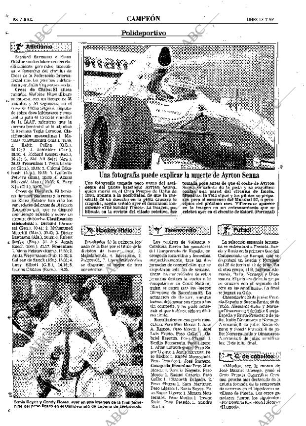 ABC MADRID 17-02-1997 página 86