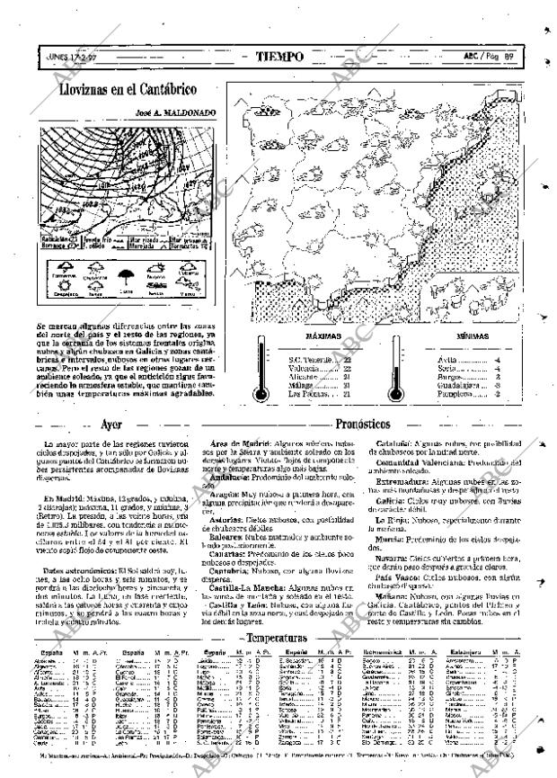 ABC MADRID 17-02-1997 página 89