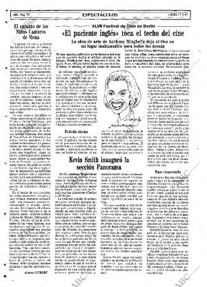 ABC MADRID 17-02-1997 página 92