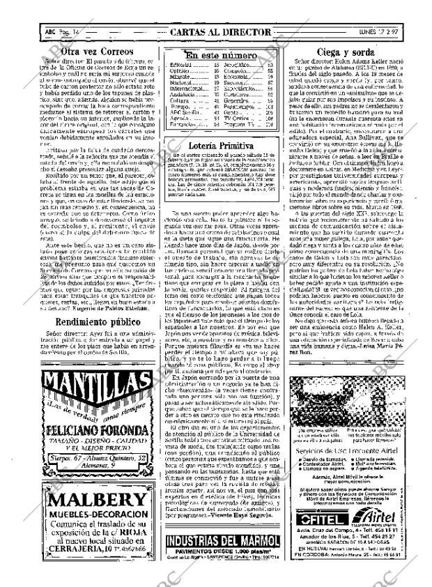 ABC SEVILLA 17-02-1997 página 14