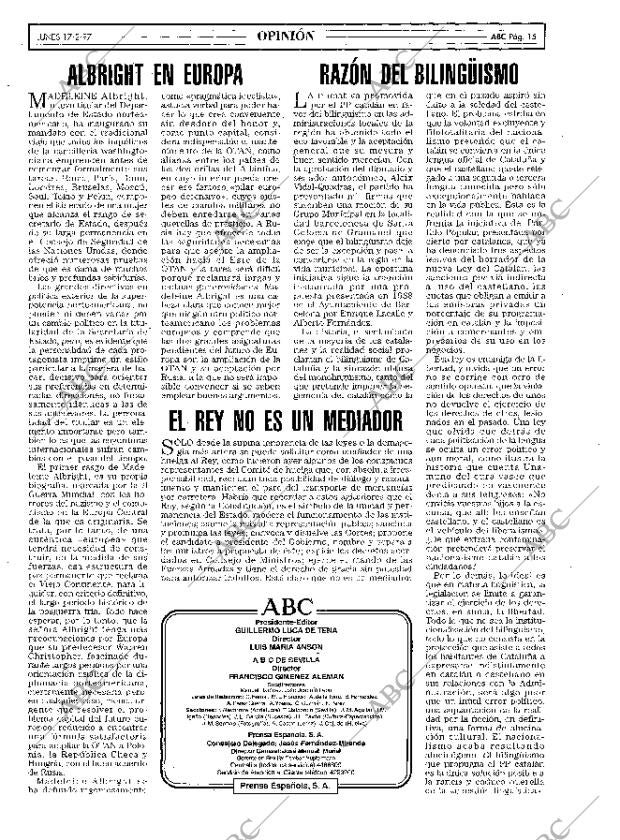 ABC SEVILLA 17-02-1997 página 15