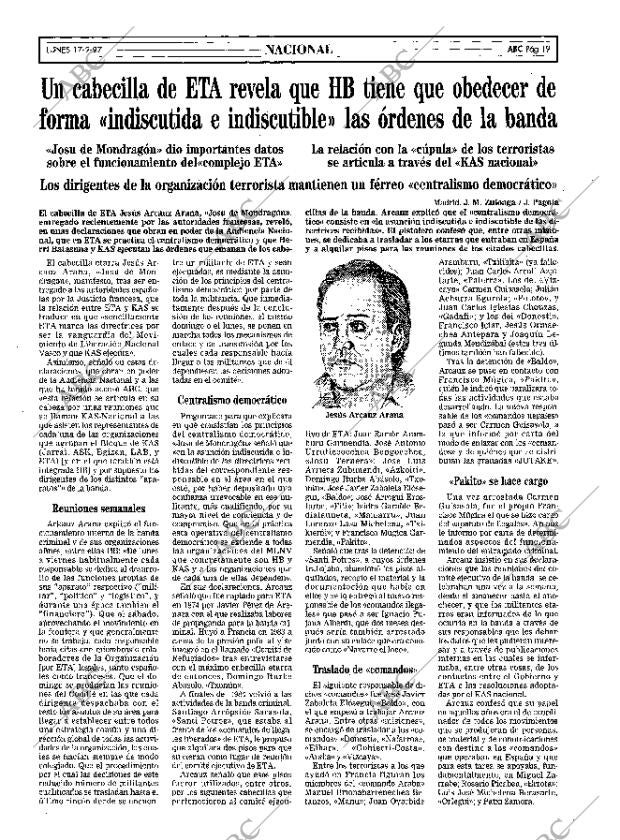 ABC SEVILLA 17-02-1997 página 19