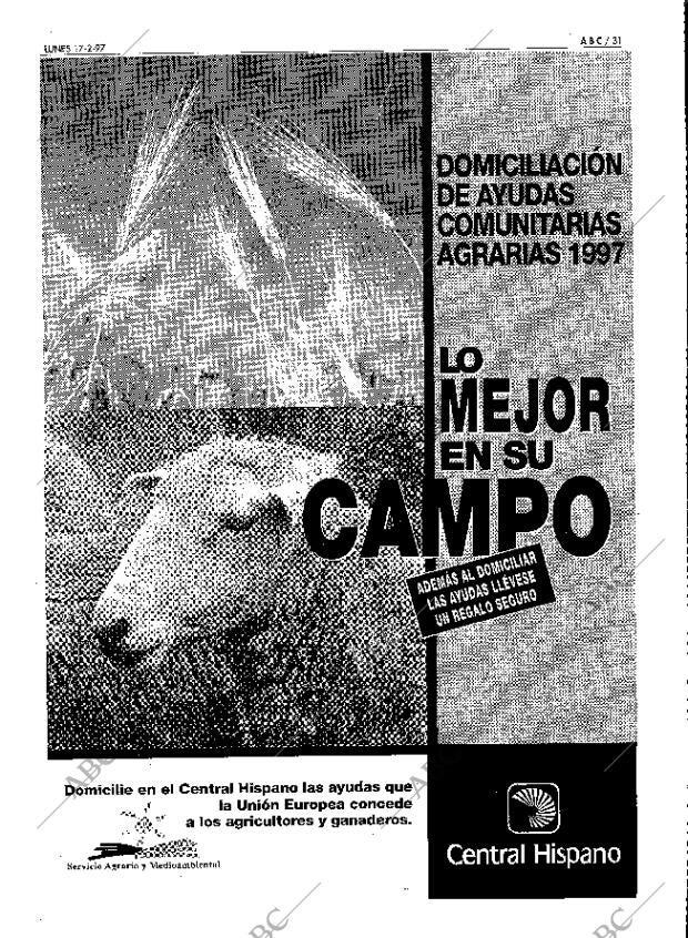 ABC SEVILLA 17-02-1997 página 31