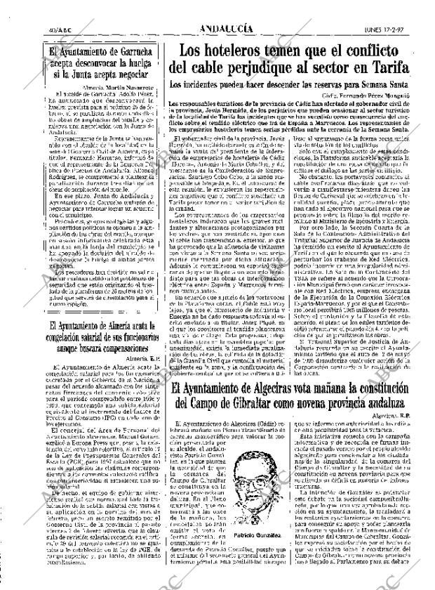 ABC SEVILLA 17-02-1997 página 40