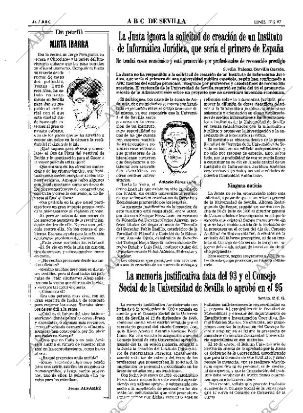 ABC SEVILLA 17-02-1997 página 44