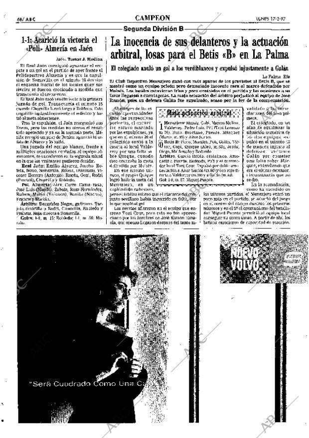 ABC SEVILLA 17-02-1997 página 68