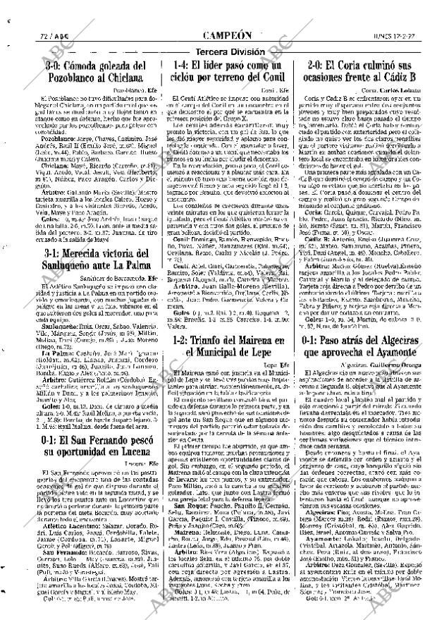 ABC SEVILLA 17-02-1997 página 72