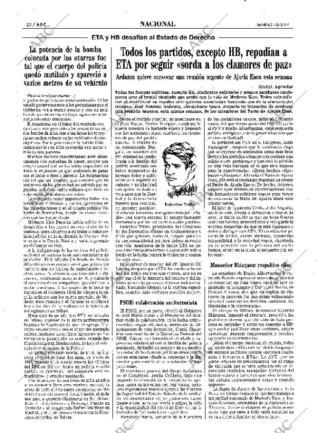 ABC SEVILLA 18-02-1997 página 20