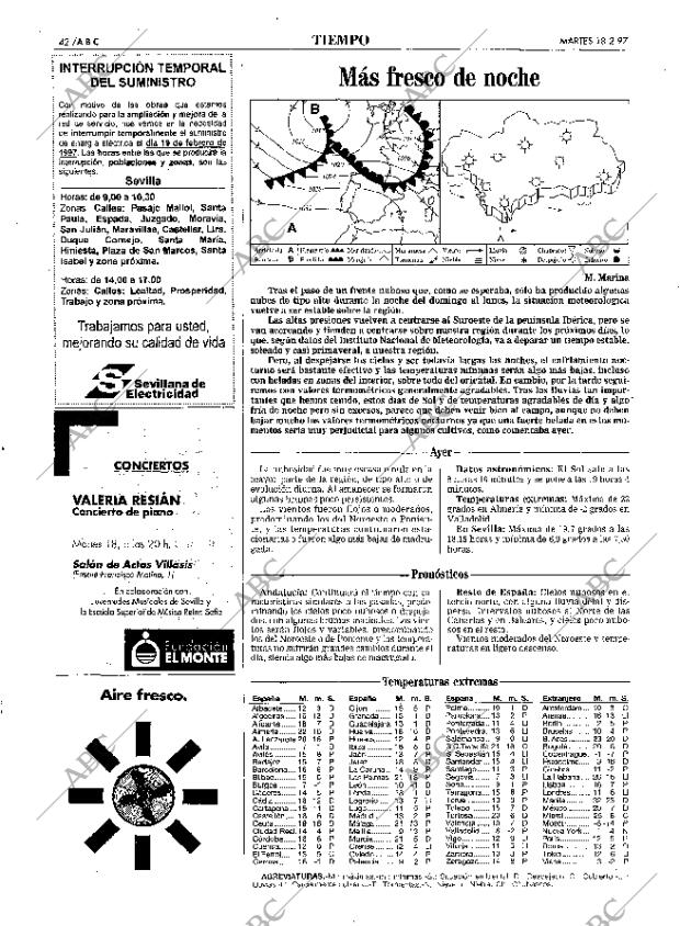 ABC SEVILLA 18-02-1997 página 42