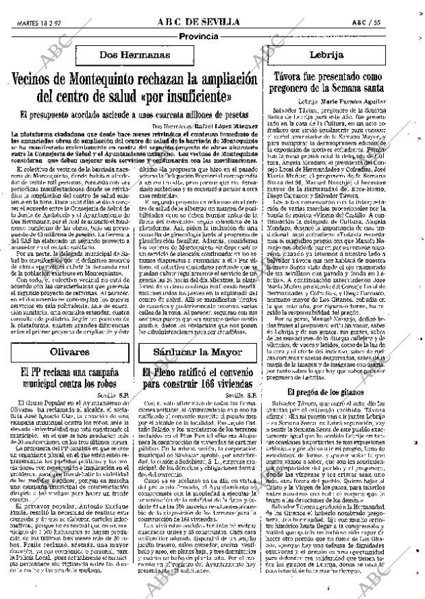 ABC SEVILLA 18-02-1997 página 55