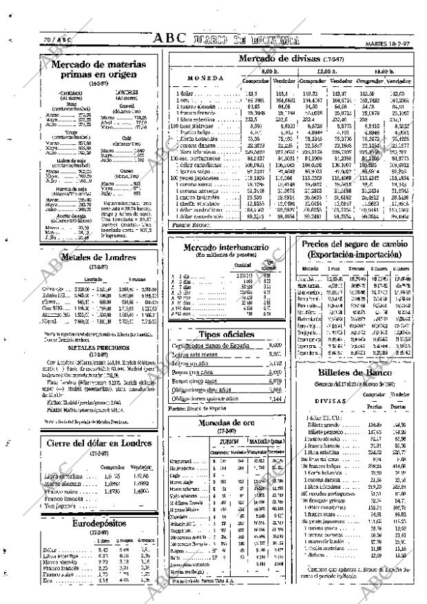 ABC SEVILLA 18-02-1997 página 70