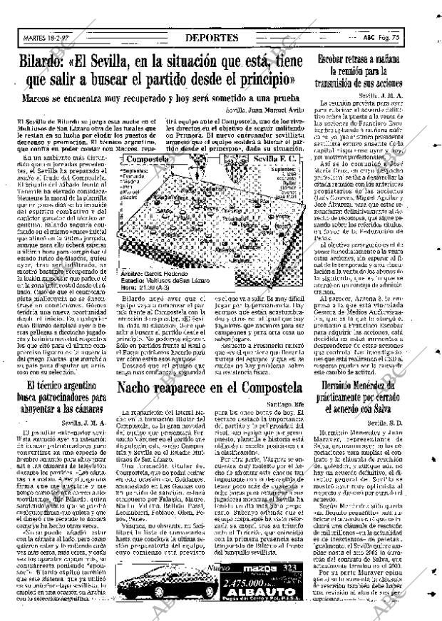 ABC SEVILLA 18-02-1997 página 75