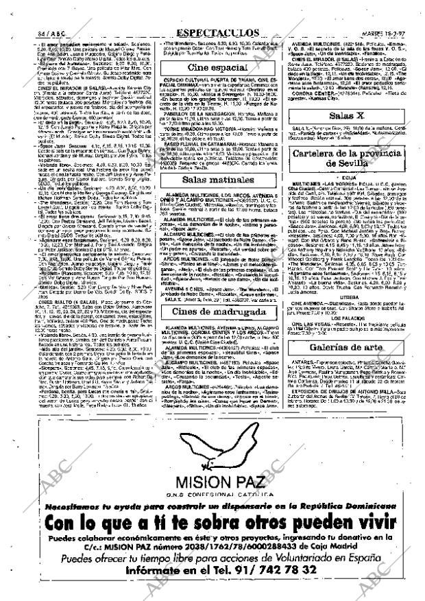 ABC SEVILLA 18-02-1997 página 84