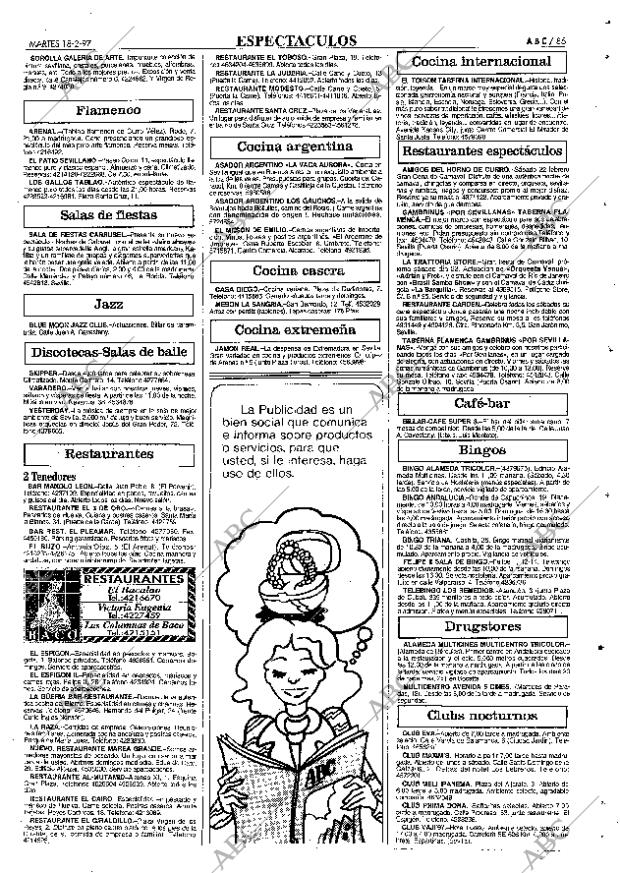 ABC SEVILLA 18-02-1997 página 85