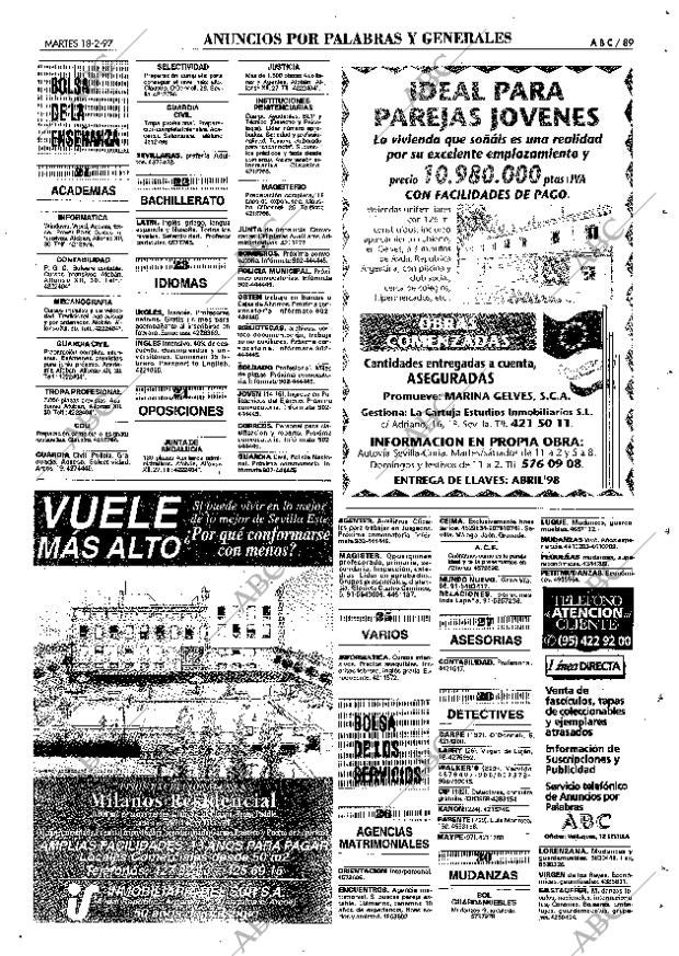 ABC SEVILLA 18-02-1997 página 89