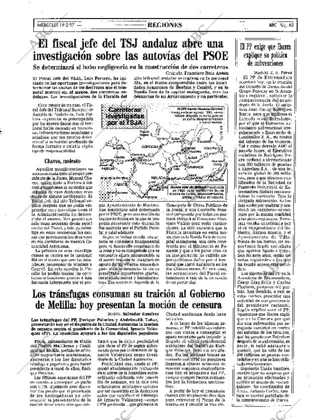 ABC MADRID 19-02-1997 página 63