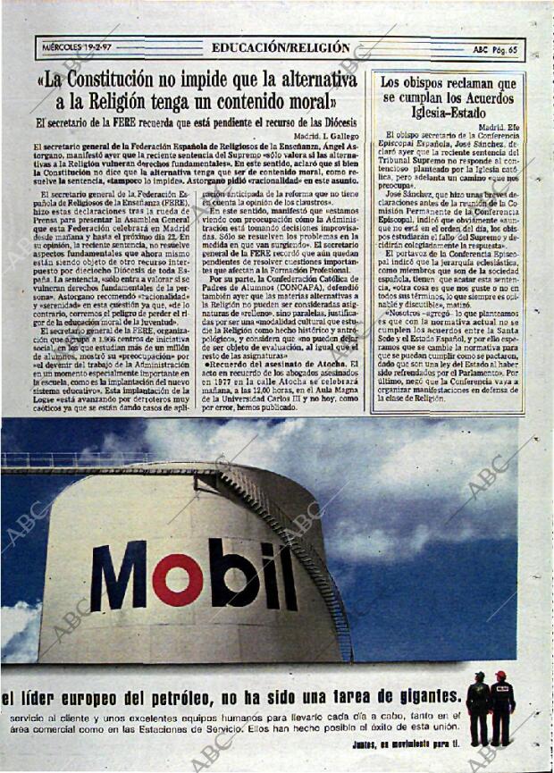 ABC MADRID 19-02-1997 página 65