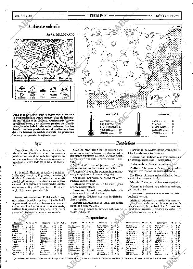 ABC MADRID 19-02-1997 página 66