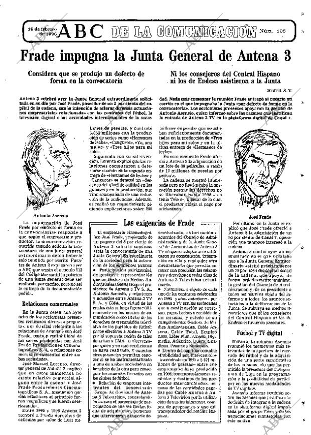 ABC MADRID 19-02-1997 página 69