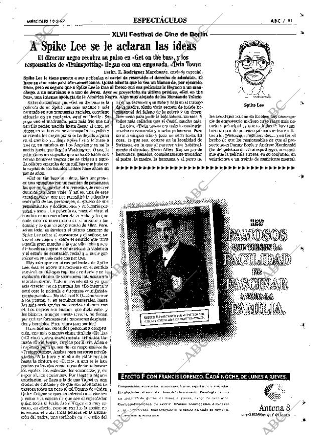 ABC MADRID 19-02-1997 página 81