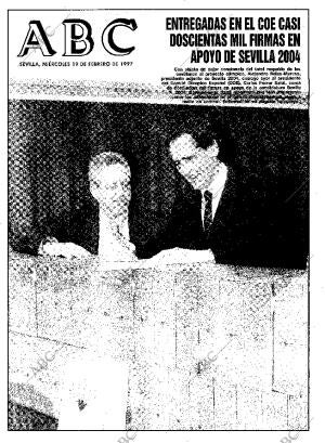 ABC SEVILLA 19-02-1997 página 1