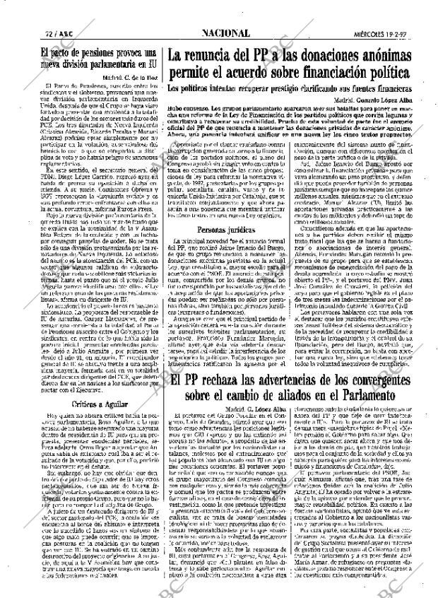 ABC SEVILLA 19-02-1997 página 22