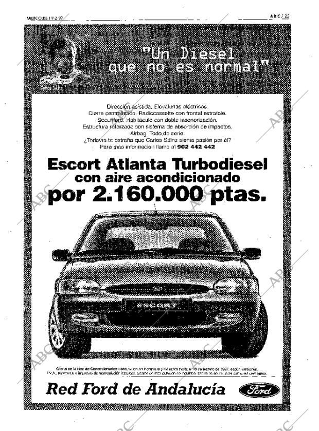 ABC SEVILLA 19-02-1997 página 23
