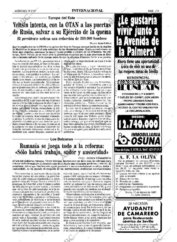 ABC SEVILLA 19-02-1997 página 31