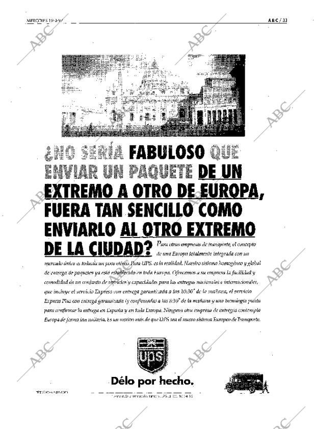 ABC SEVILLA 19-02-1997 página 33
