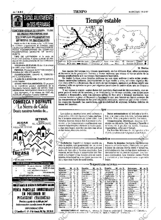 ABC SEVILLA 19-02-1997 página 44
