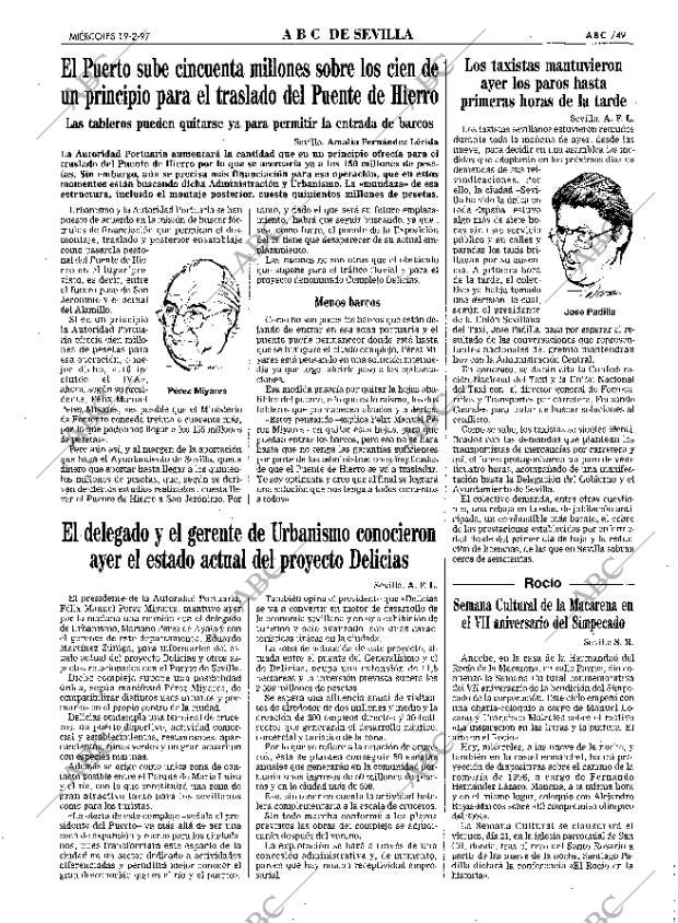 ABC SEVILLA 19-02-1997 página 49