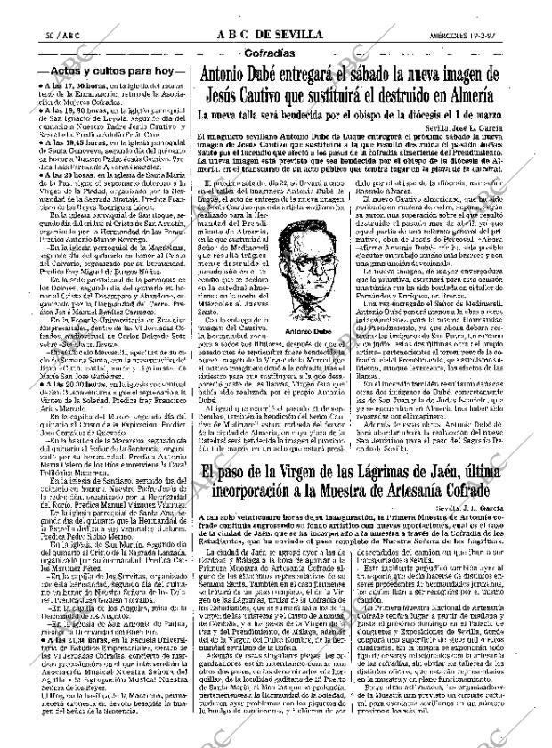 ABC SEVILLA 19-02-1997 página 50