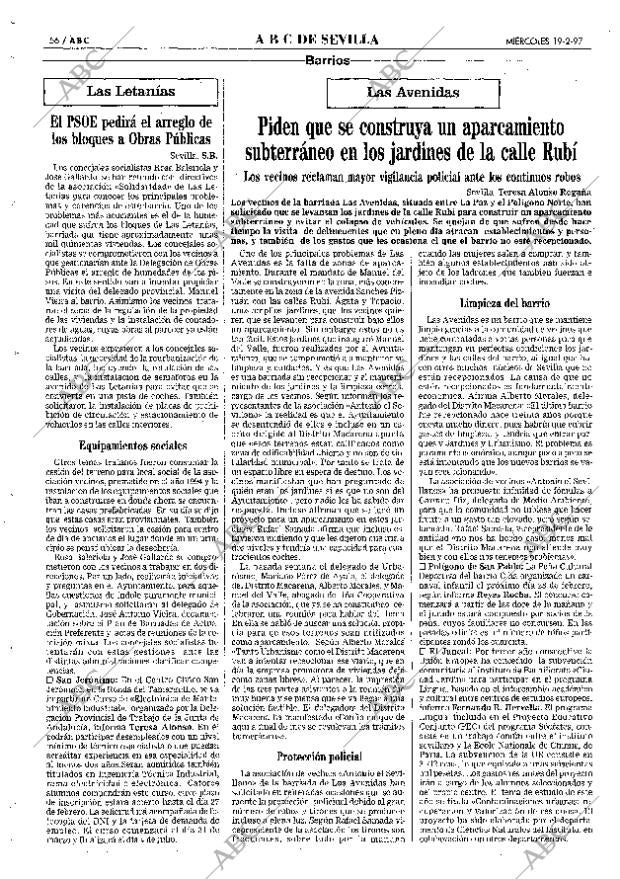 ABC SEVILLA 19-02-1997 página 56