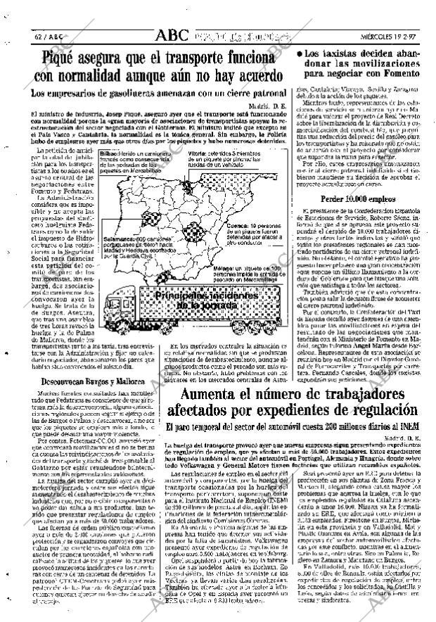 ABC SEVILLA 19-02-1997 página 62