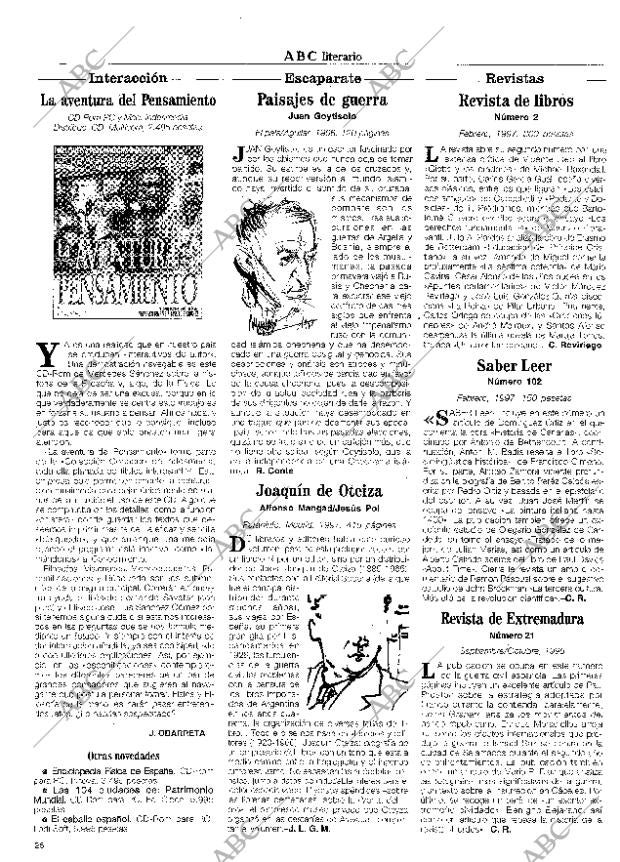 CULTURAL MADRID 21-02-1997 página 26