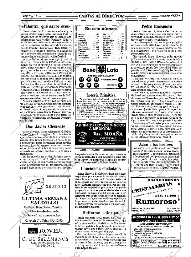 ABC MADRID 22-02-1997 página 14