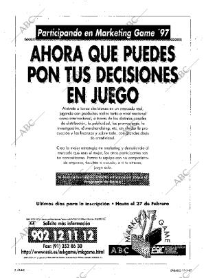 ABC MADRID 22-02-1997 página 2
